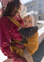 Load image into Gallery viewer, Gold Velvet Baby Carrier
