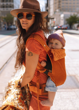 Load image into Gallery viewer, Rust Velvet Baby Carrier