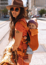 Load image into Gallery viewer, Rust Velvet Baby Carrier
