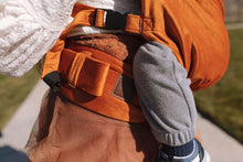 Load image into Gallery viewer, Rust Velvet Baby Carrier