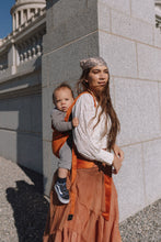 Load image into Gallery viewer, Rust Velvet Baby Carrier