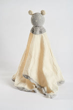 Load image into Gallery viewer, Organic Muslin Lovey Blanket Grey