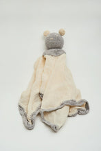 Load image into Gallery viewer, Organic Muslin Lovey Blanket Grey
