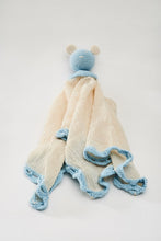 Load image into Gallery viewer, Organic Muslin Lovey Blanket Blue
